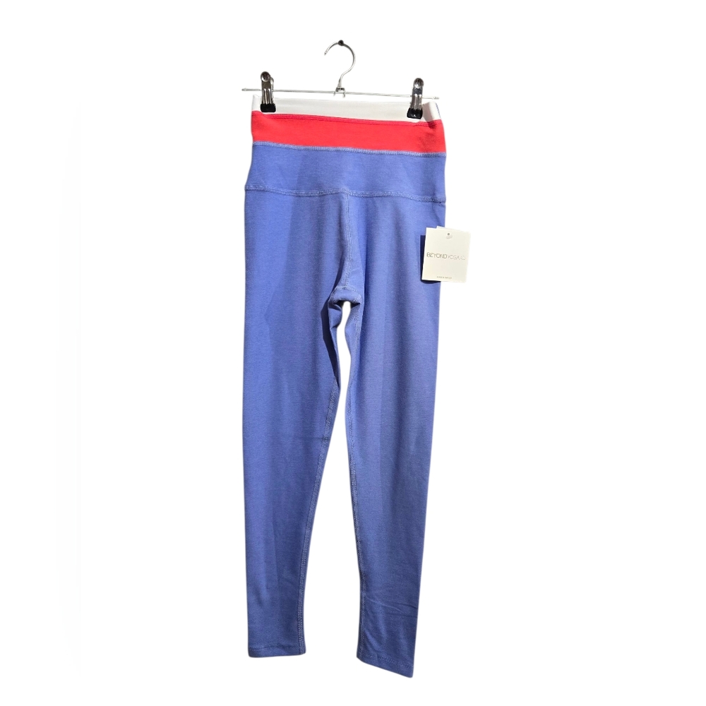 Beyond Yoga Spacedye Horizon Colorblock Midi Legging Periwinkle Women's Size S